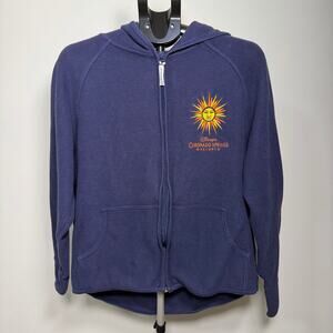 Vintage Walt Disney World Resort Coronado Springs Navy Blue Full Zip Jacket Sz L